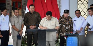 Presiden Prabowo Resmikan Stasiun KRL Tanah Abang Baru