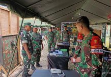 Danpussimpur Kodiklatad Tinjau Latposko di Balatyon Komposit 1/Gardapati Kodam XIX/Tuanku Tambusai