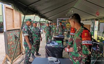 Danpussimpur Kodiklatad Tinjau Latposko di Balatyon Komposit 1/Gardapati Kodam XIX/Tuanku Tambusai