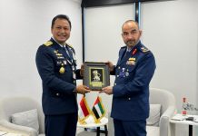 KSAU dan Commander UAE-AFAD Bahas Penguatan Kerjasama TNI AU–UAE AFAD