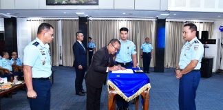 TNI AU Laksanakan Penandatanganan Bersama Kontrak Pengadaan Barang/Jasa Mabesau T.A 2026