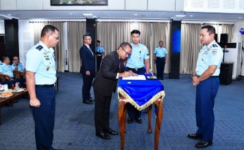 TNI AU Laksanakan Penandatanganan Bersama Kontrak Pengadaan Barang/Jasa Mabesau T.A 2026