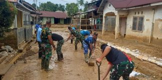 Lanud Sutan Sjahrir Lanjutkan Aksi Pembersihan Pascabanjir di Tabing Banda Gadang