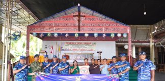 TNI AU Salurkan Bantuan Natal 2025 bagi Gereja Terdampak Banjir di Sibolga
