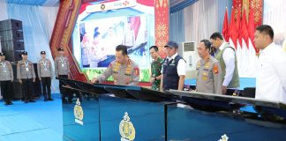 Kapolri Resmikan 57 Jembatan Merah Putih di Sumsel, Permudah Akses Warga