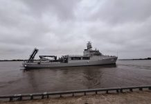 KRI Canopus-936 Laksanakan Pelayaran Perdana Menuju Indonesia