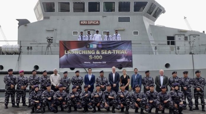Pushidros TNI AL Launching S-101 dan Sea Trial Produk S-100 di Teluk Jakarta