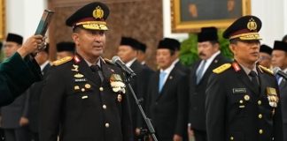 Jenderal Suyudi Ario Seto Resmi Jabat Kapolri dan Komjen Wisnu Hadiningrat sebagai Wakapolri