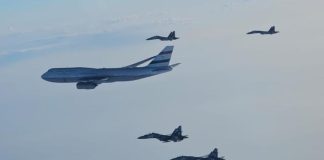 Pesawat Tempur TNI AU Kawal Udara Kedatangan Presiden Mesir ke Indonesia