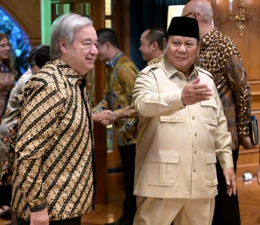 Presiden Prabowo Terima Kunker Sekjen PBB António Guterres di Hambalang